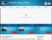 Tablet Screenshot of fzgbaujahn.de